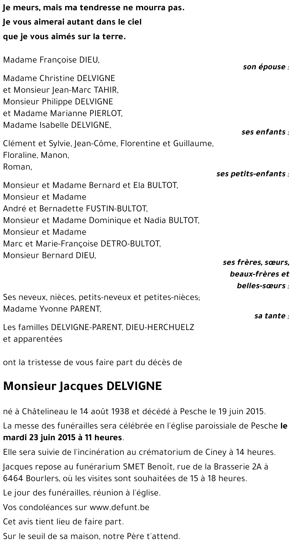 Jacques DELVIGNE
