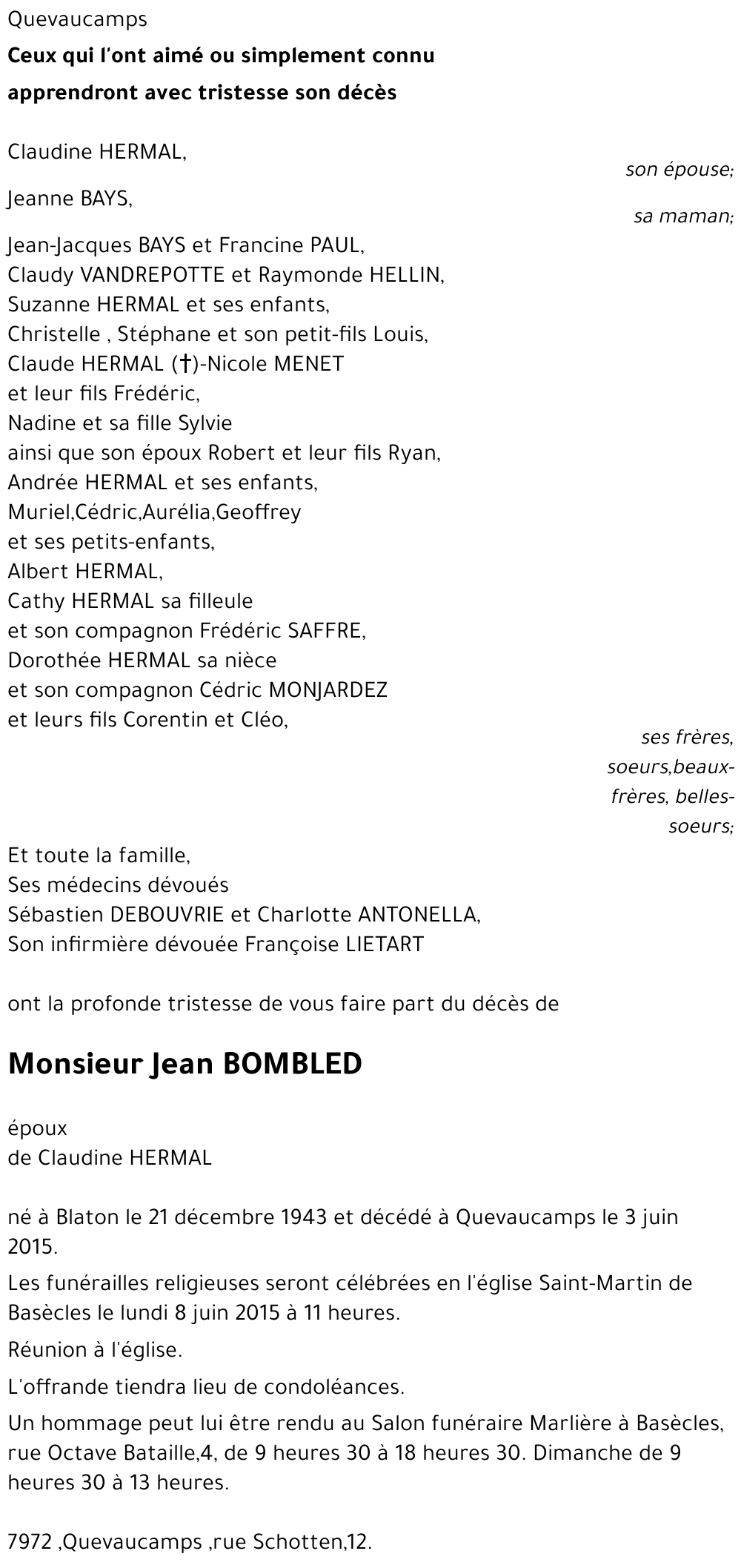 Jean BOMBLED