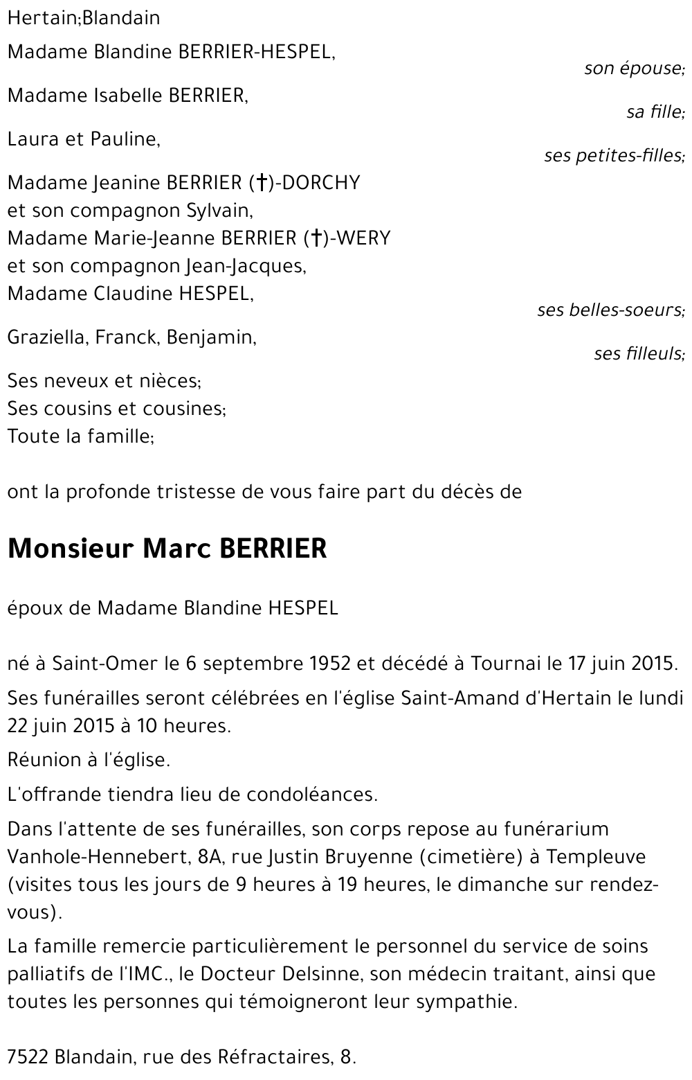 Marc BERRIER