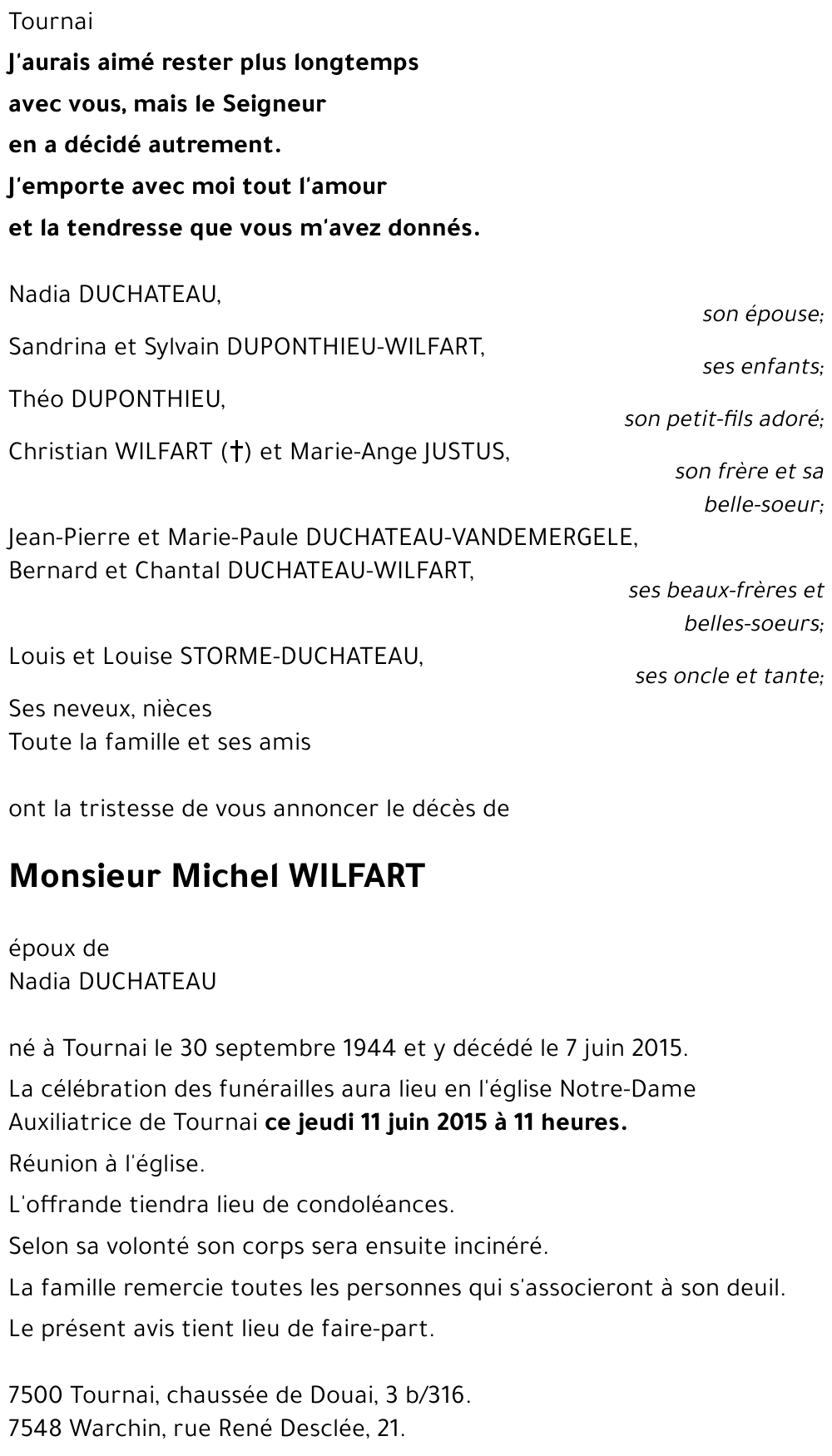 Michel WILFART