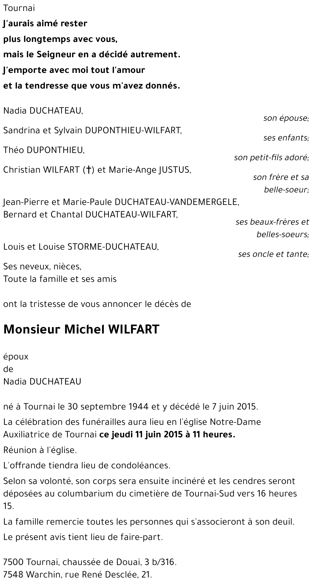 Michel WILFART