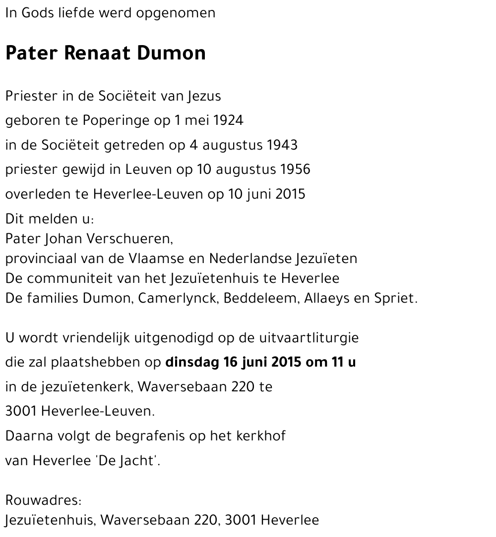 Renaat Dumon