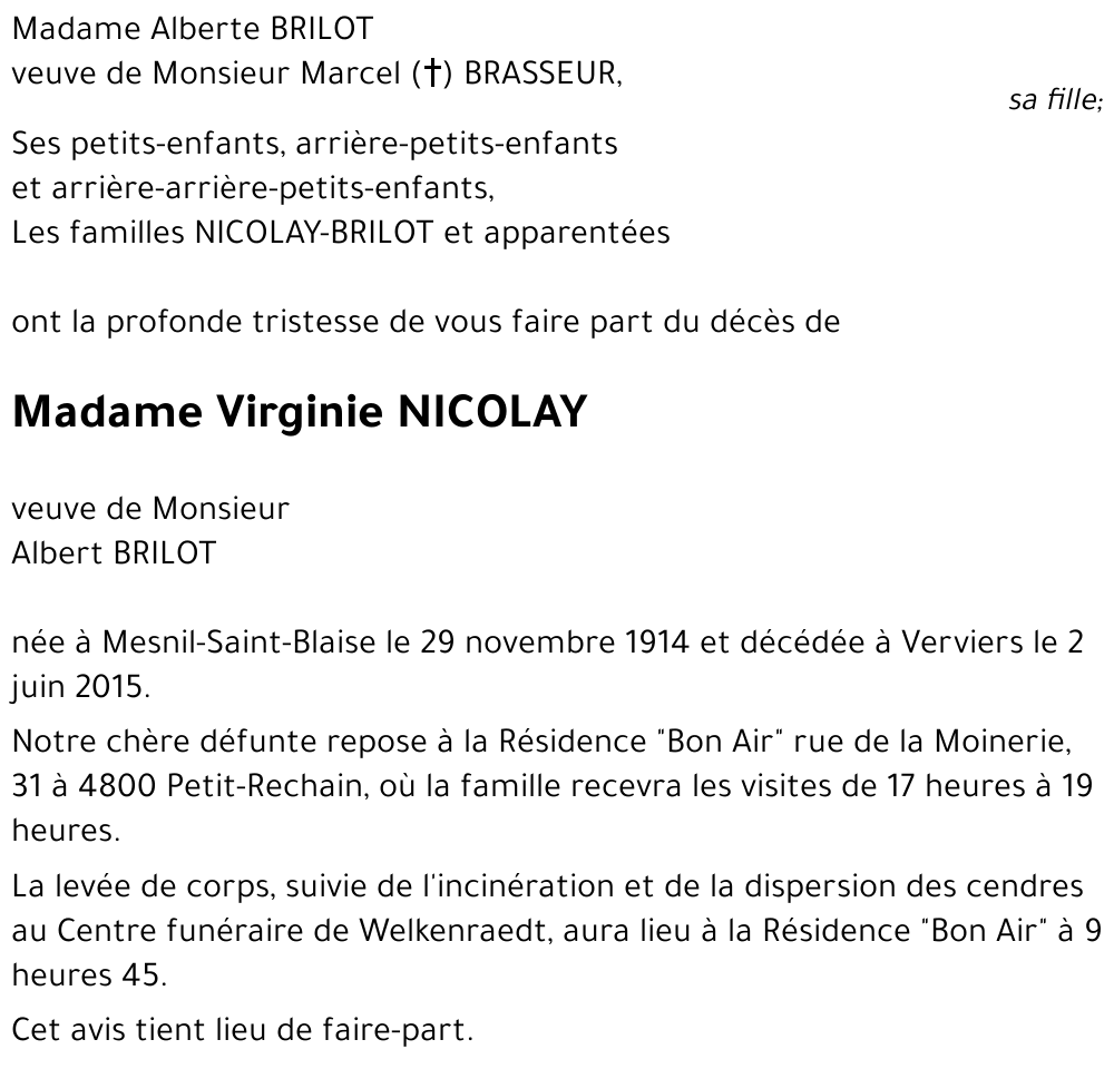 Virginie NICOLAY