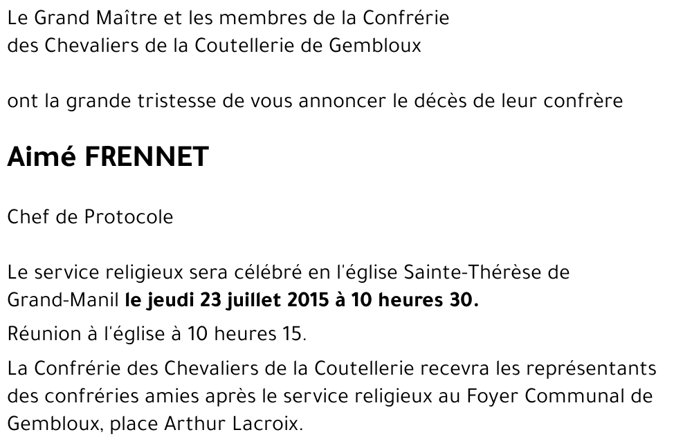 Aimé FRENNET