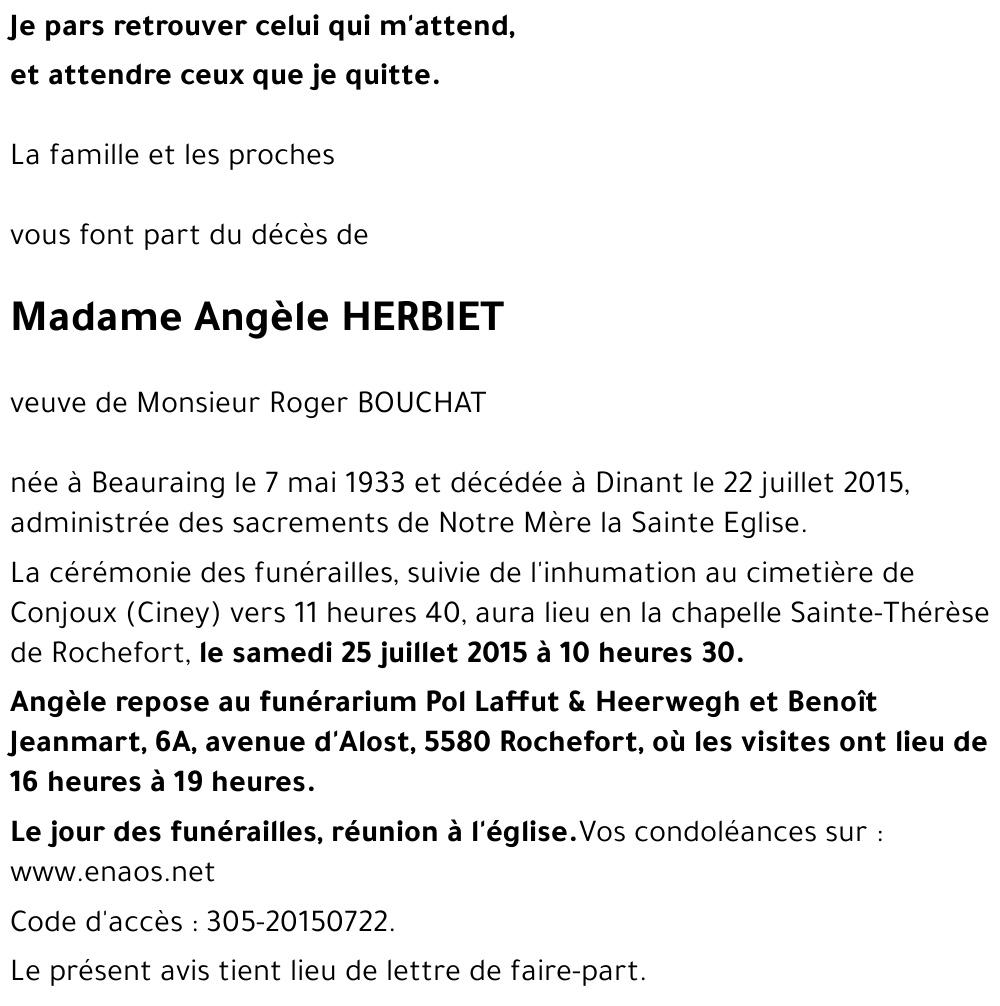 Angèle HERBIET