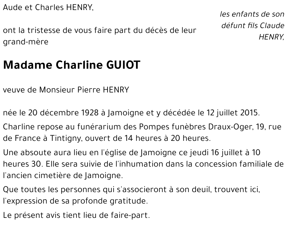 Charline GUIOT