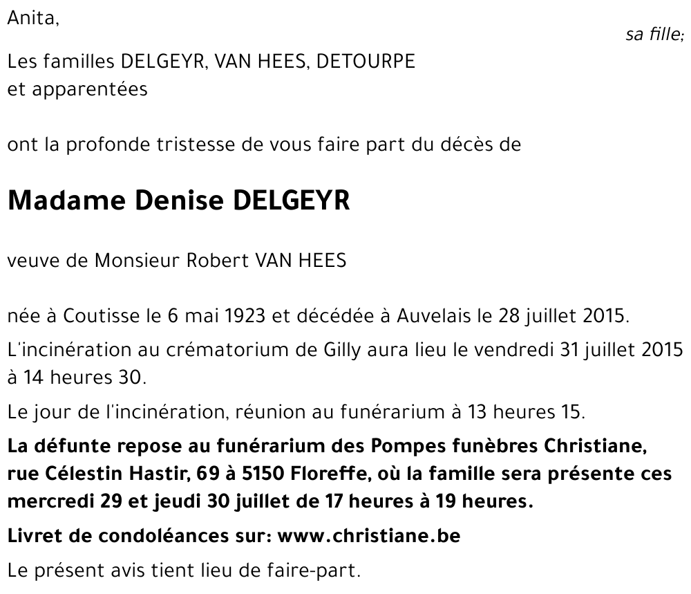 Denise DELGEYR