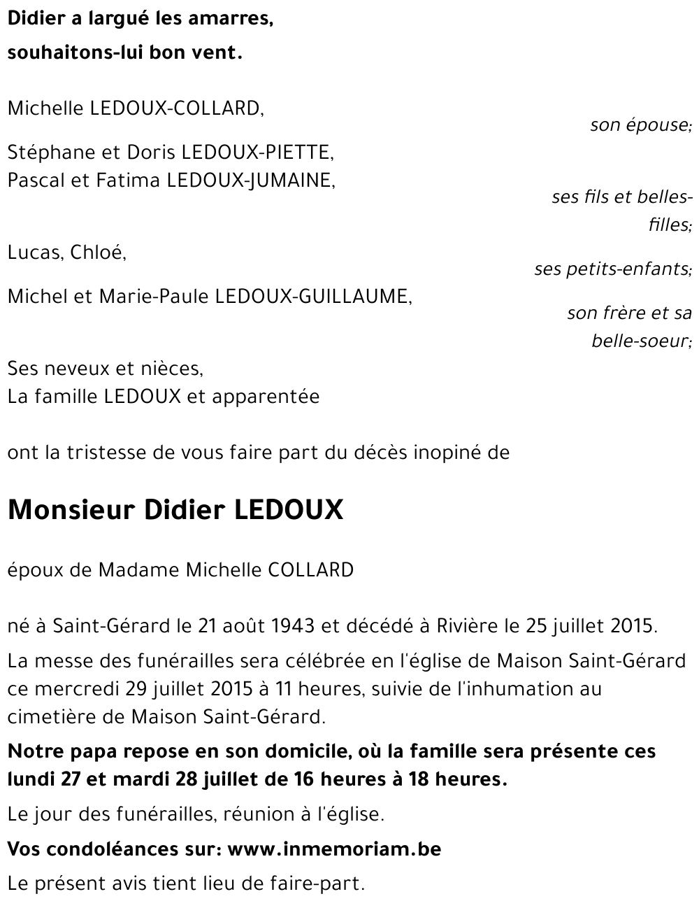 Didier LEDOUX