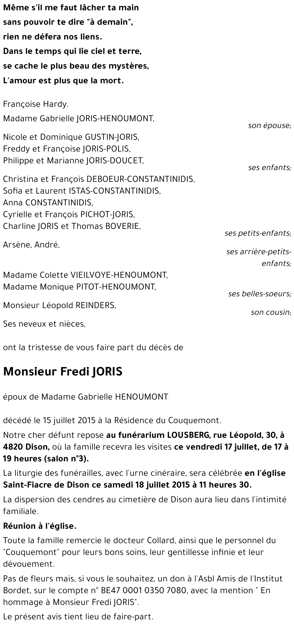 Fredi JORIS