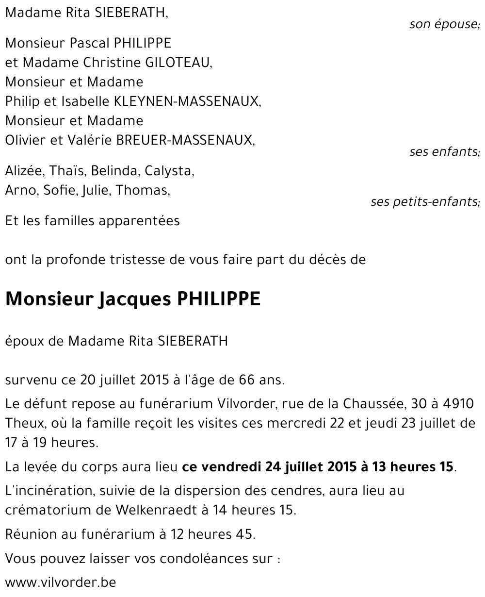 Jacques PHILIPPE