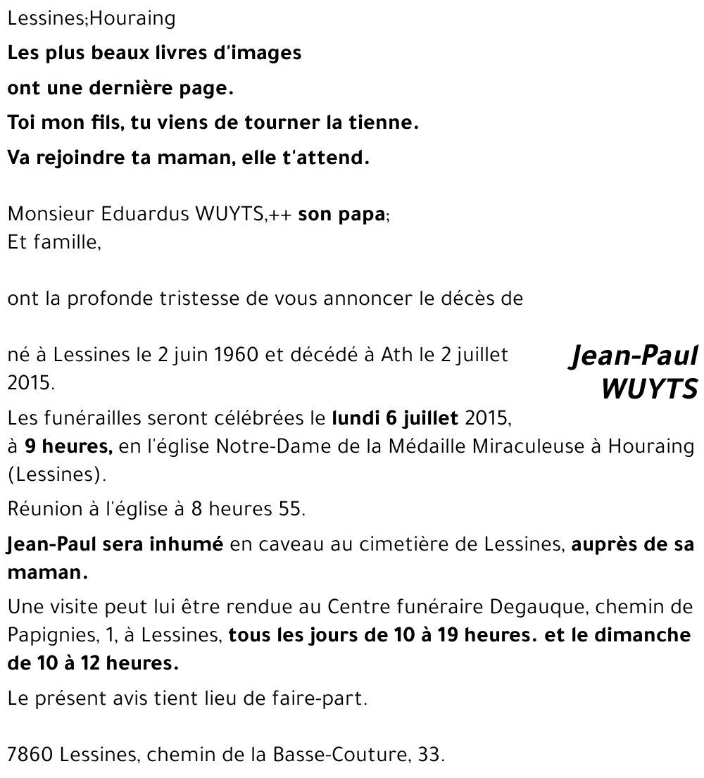 Jean-Paul WUYTS