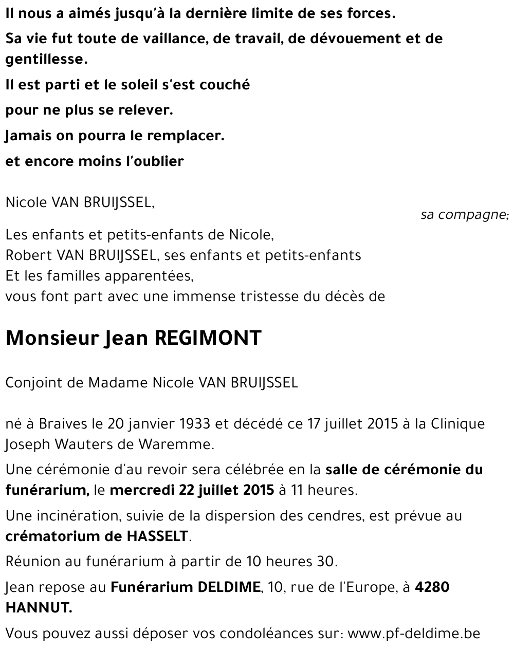Jean REGIMONT