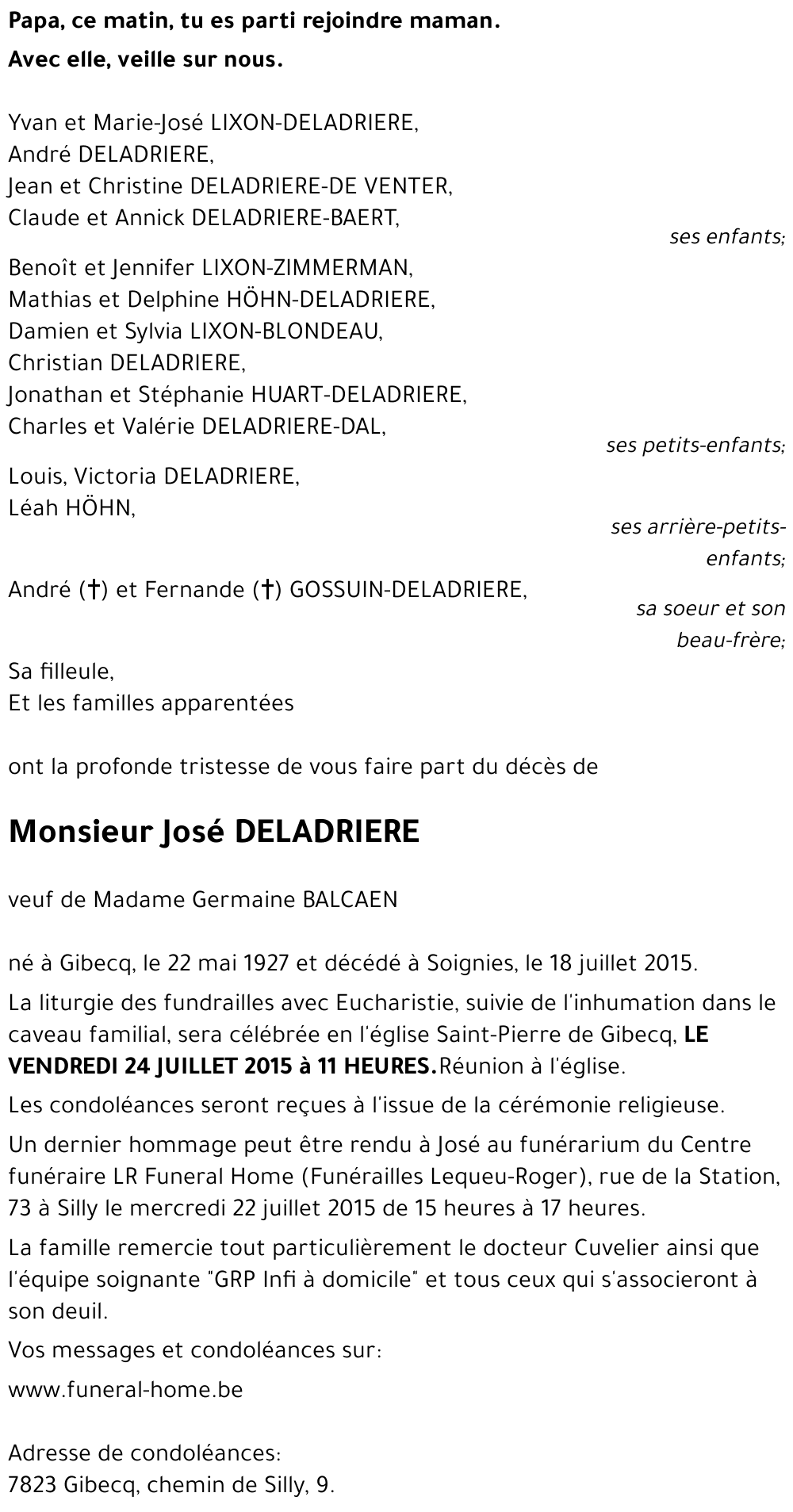 José DELADRIERE