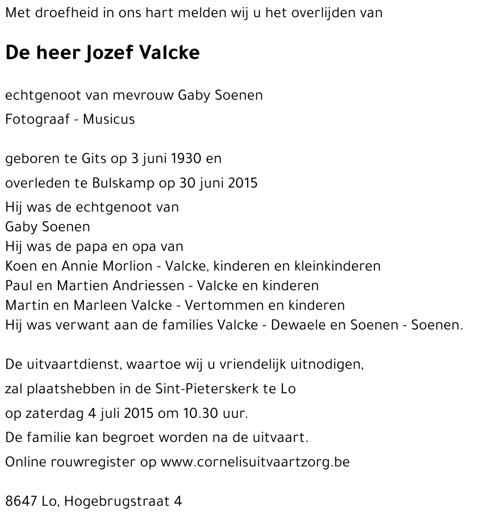 Jozef Valcke