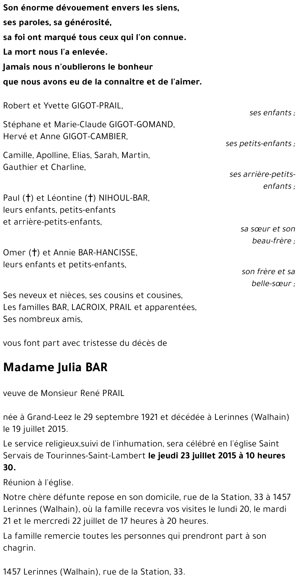 Julia Bar