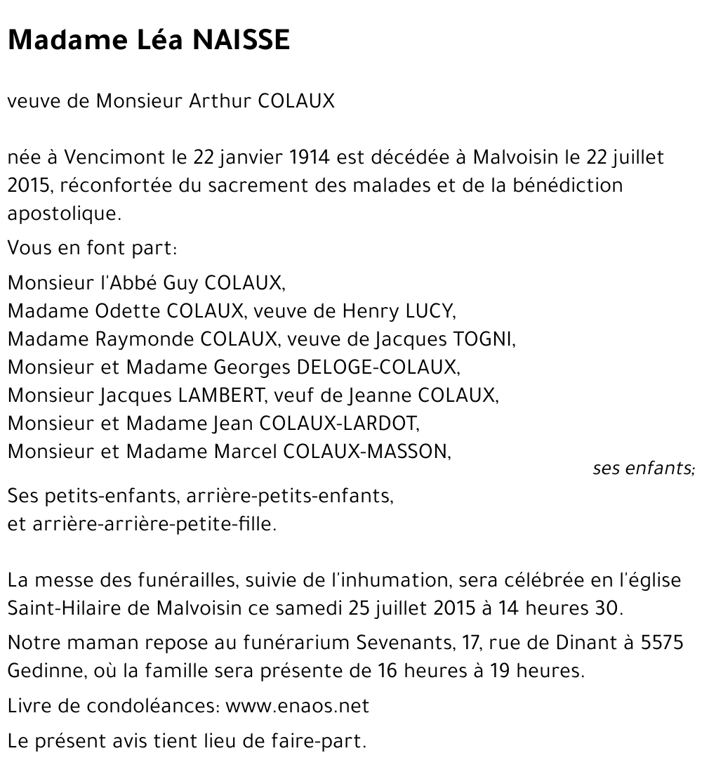 Léa NAISSE