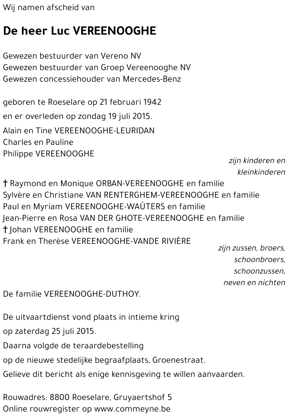 Luc Vereenooghe