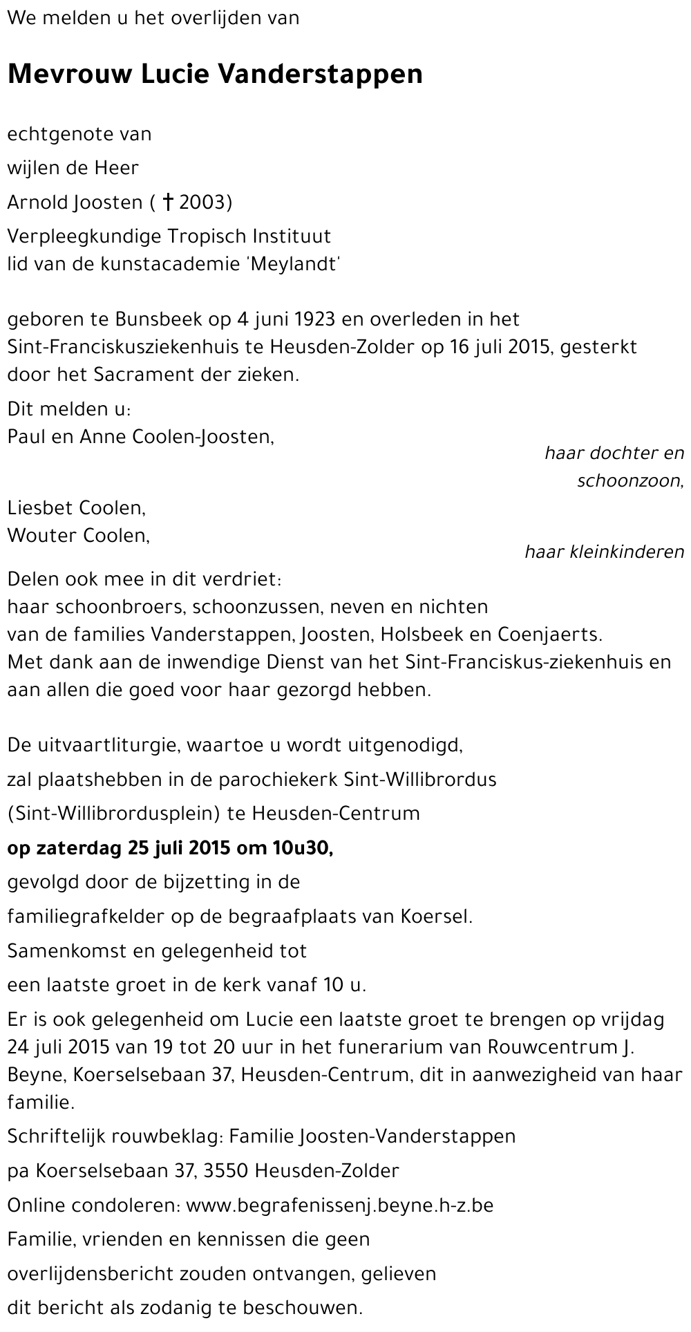 Lucie Vanderstappen