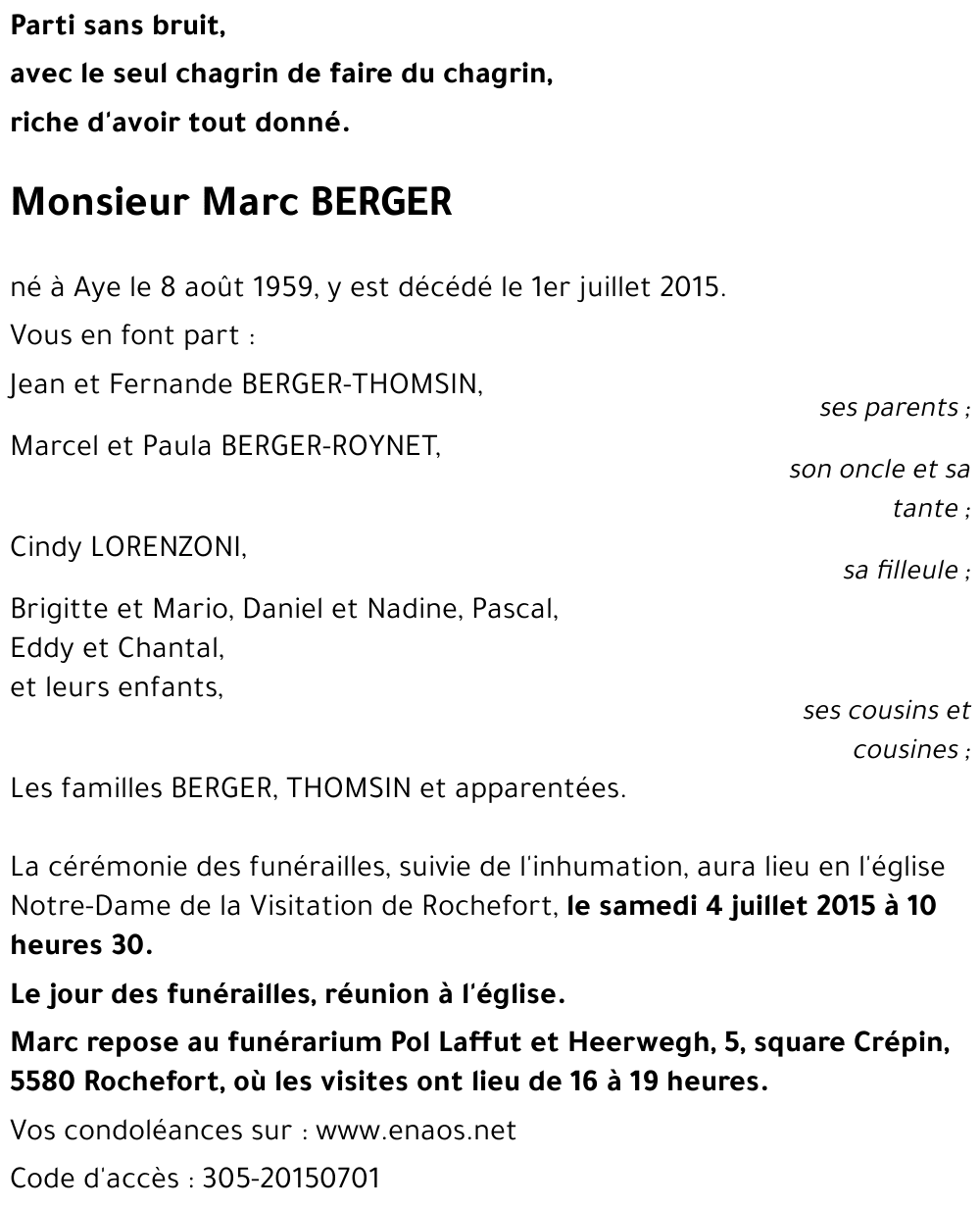 Marc BERGER