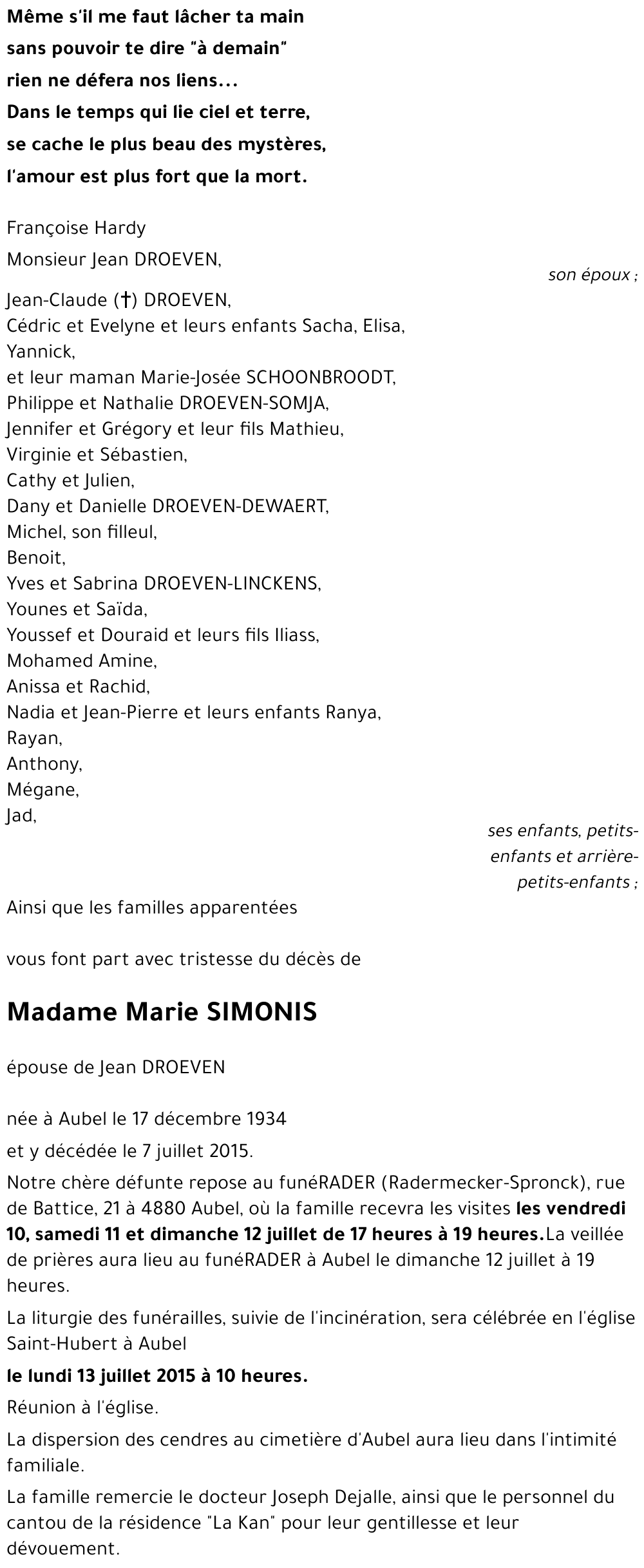 Marie SIMONIS
