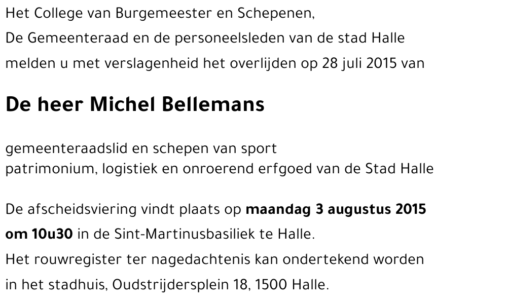 Michel Bellemans