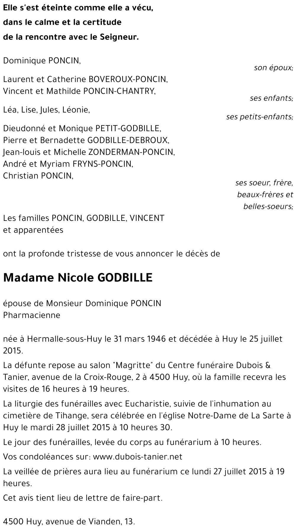 Nicole GODBILLE