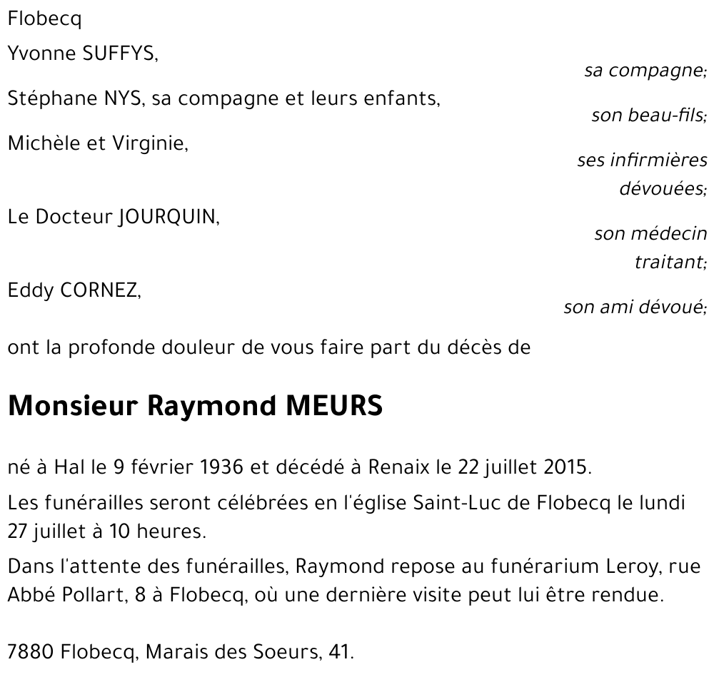 Raymond MEURS