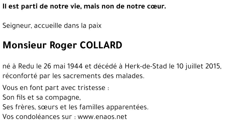 Roger COLLARD