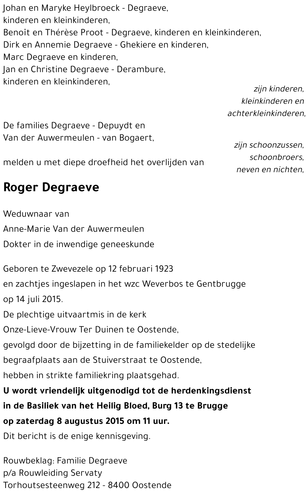 Roger Degraeve