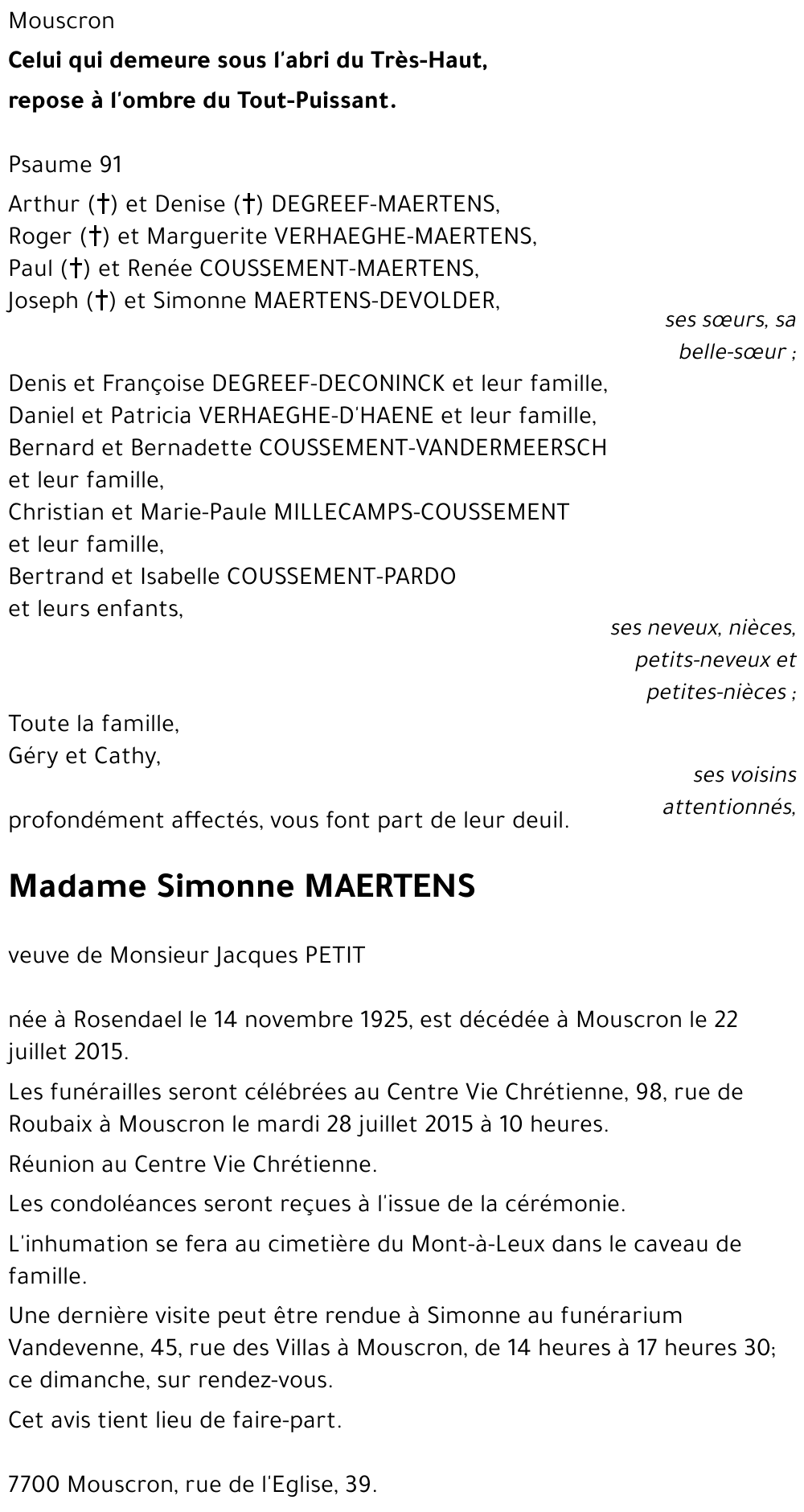 Simonne MAERTENS