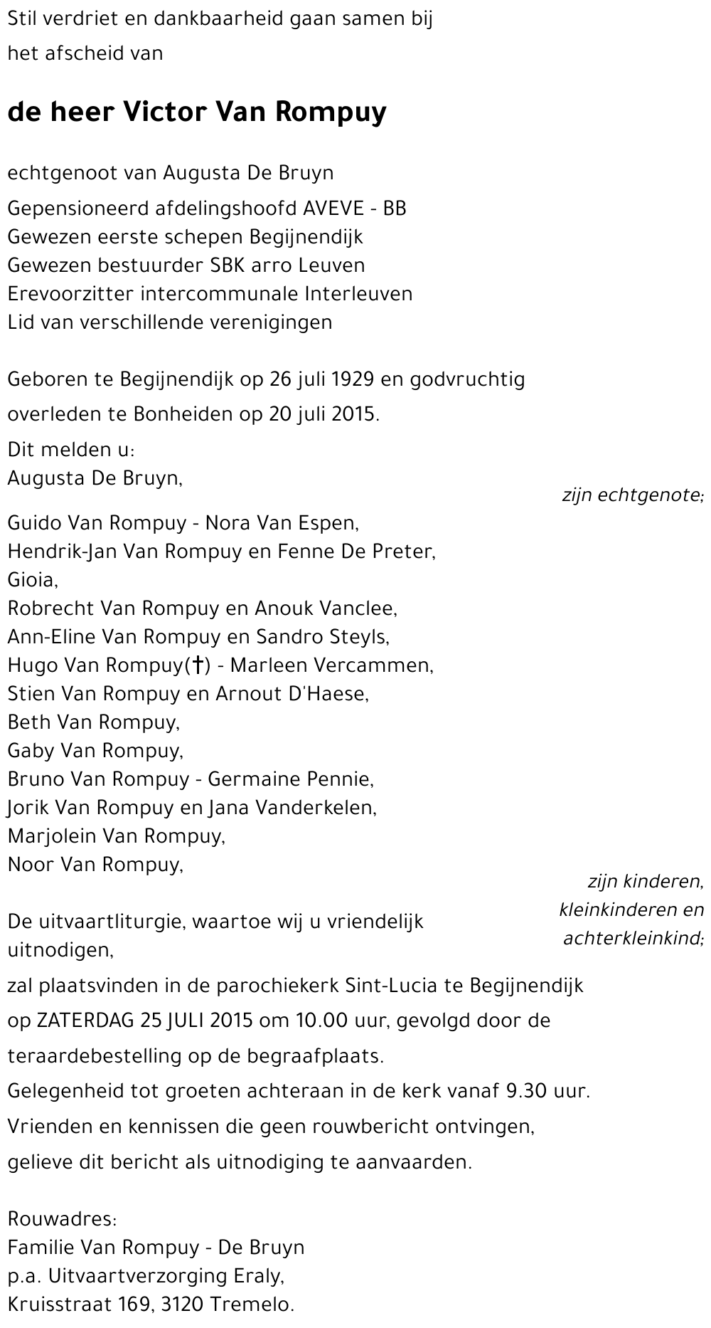Victor Van Rompuy