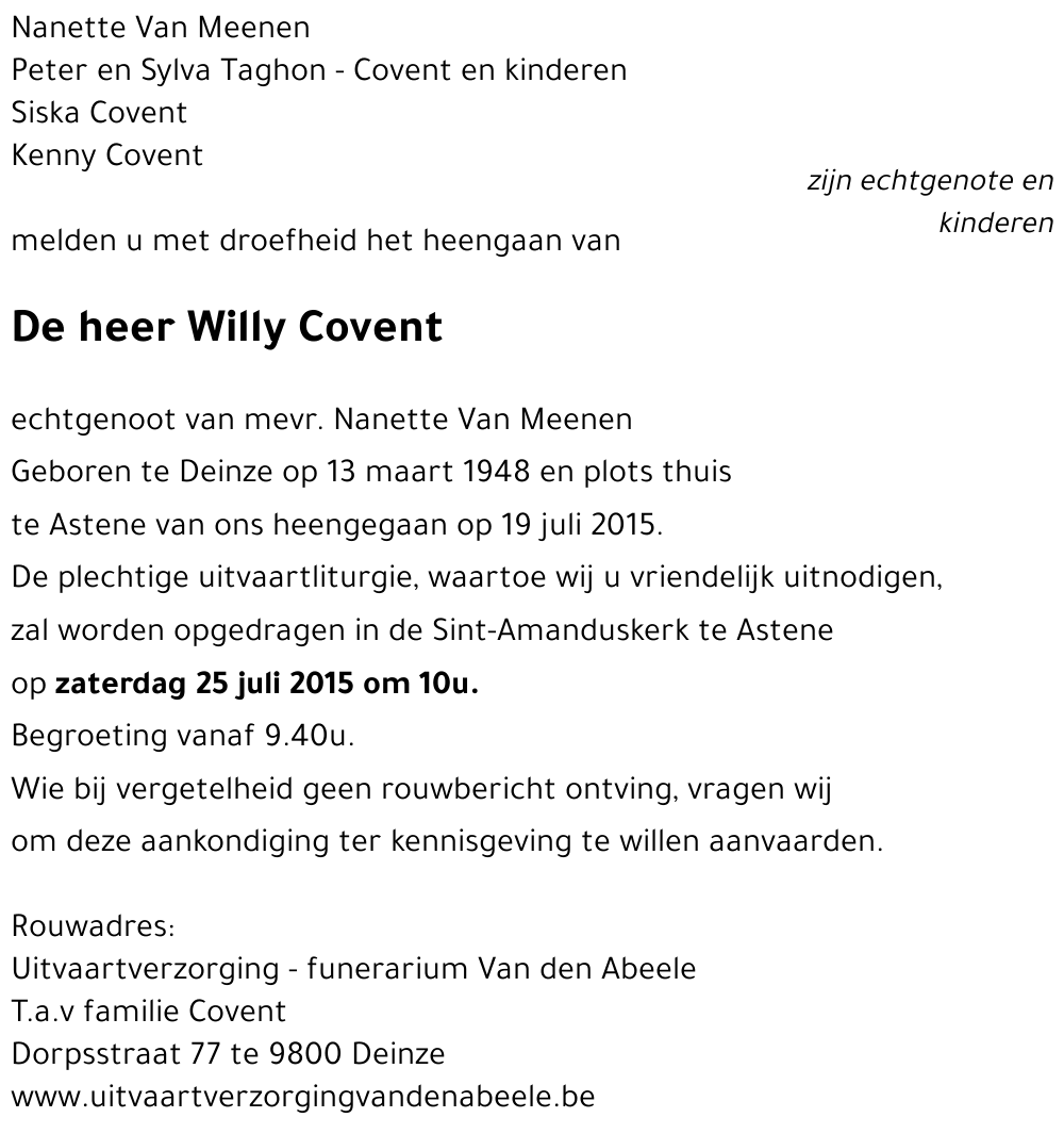 Willy Covent