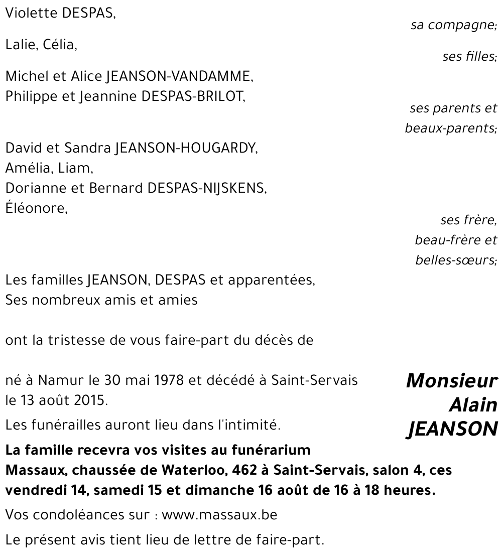 Alain JEANSON