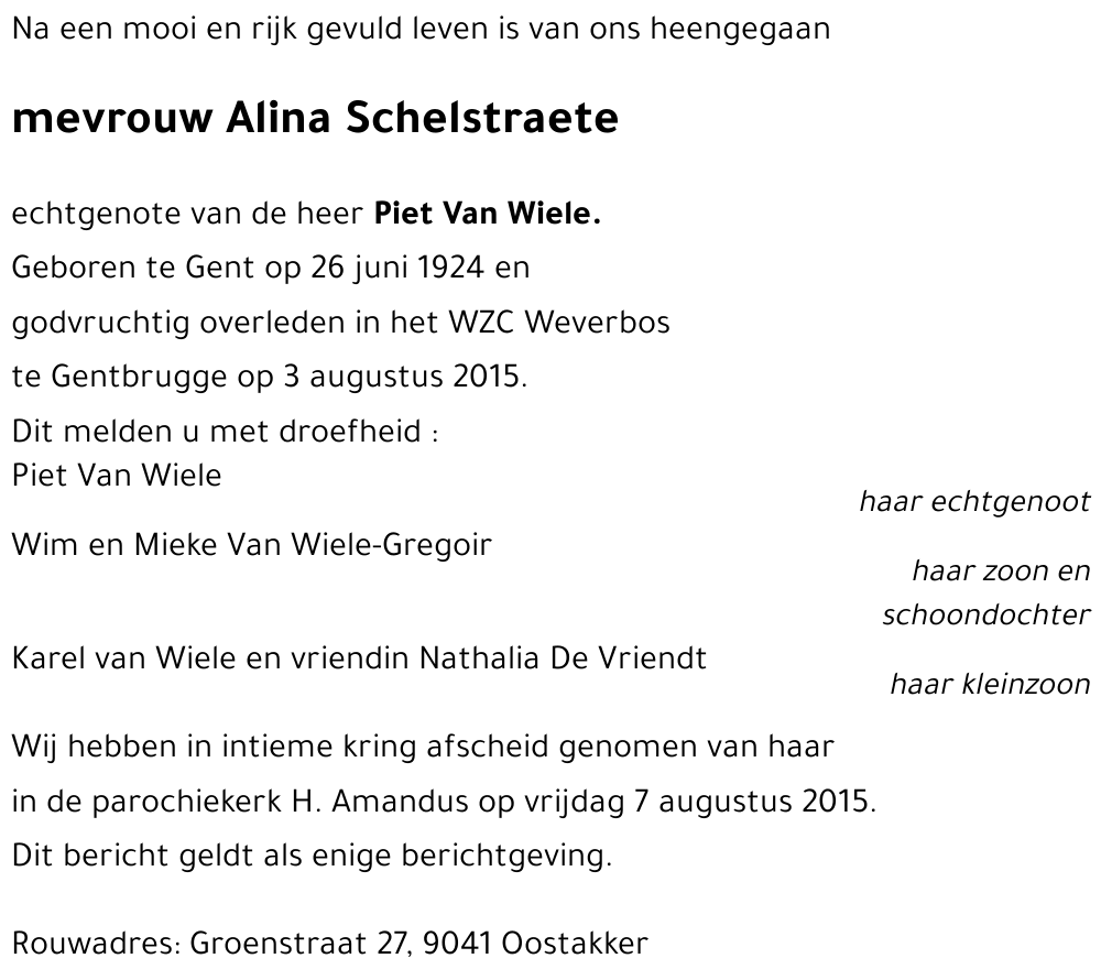Alina Schelstraete