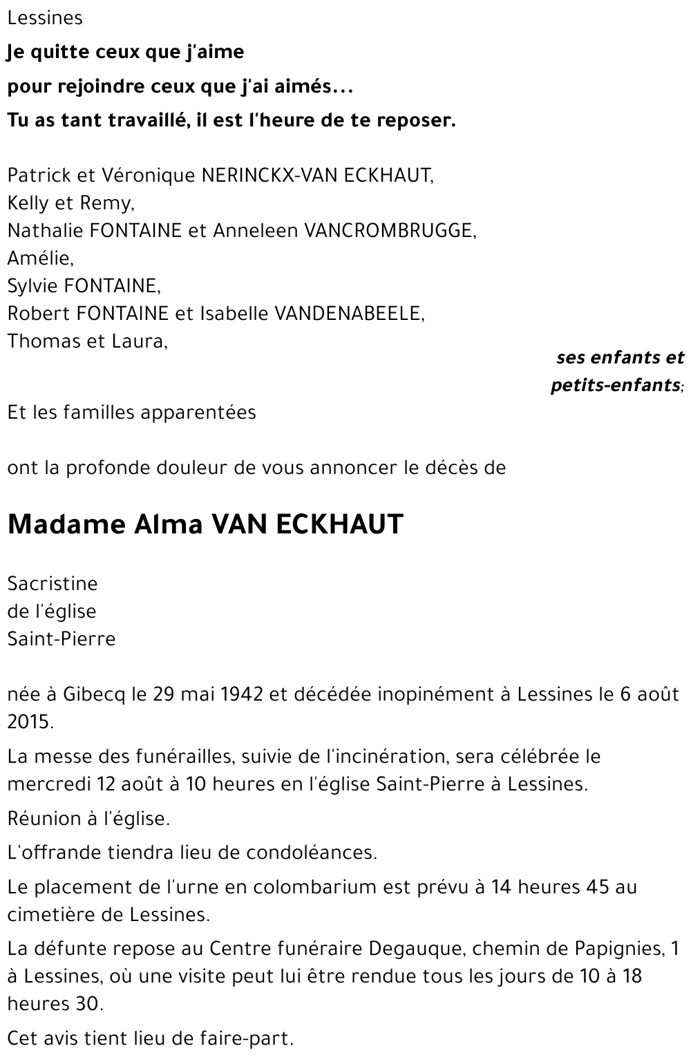 Alma Van Eckhaut