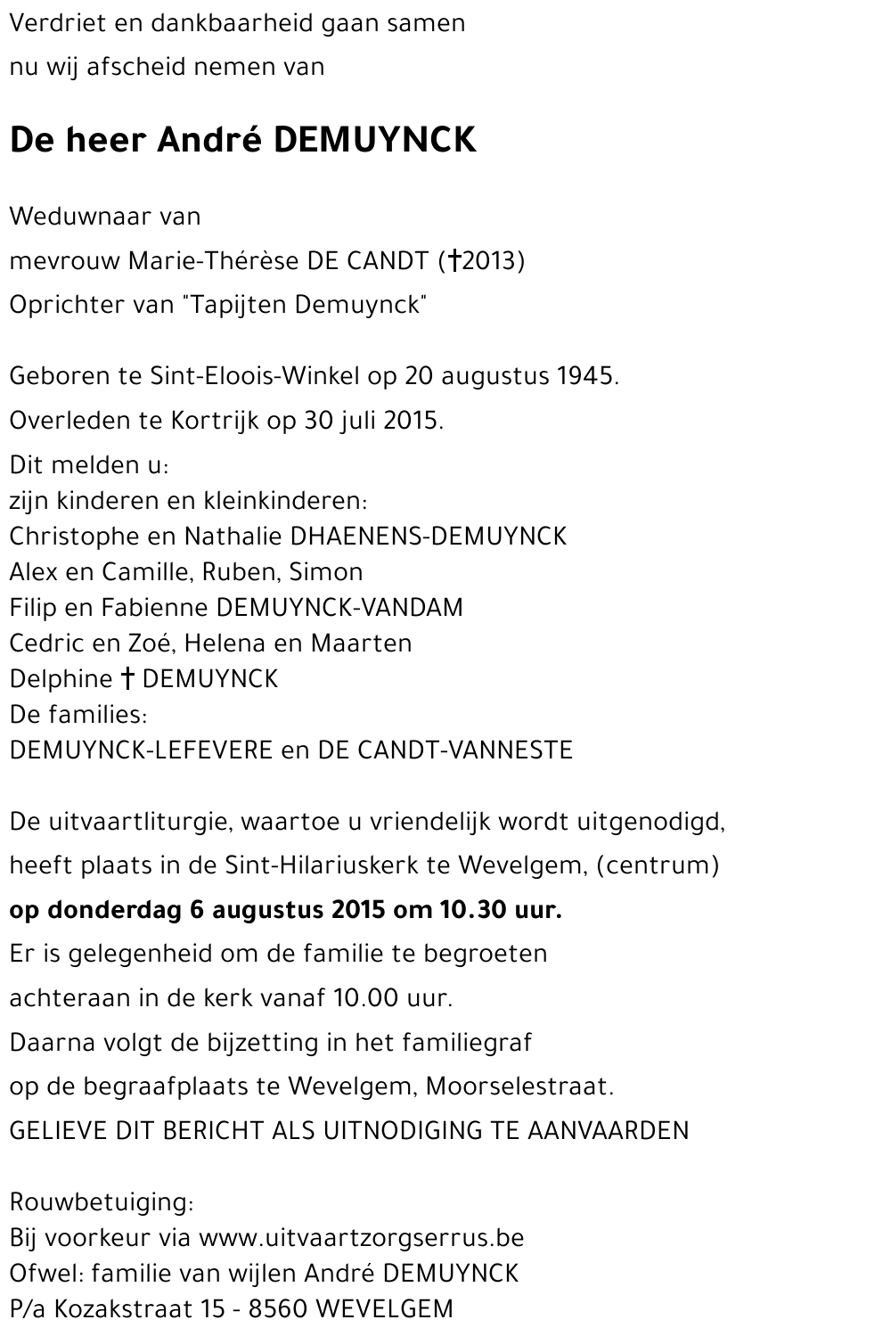 André Demuynck