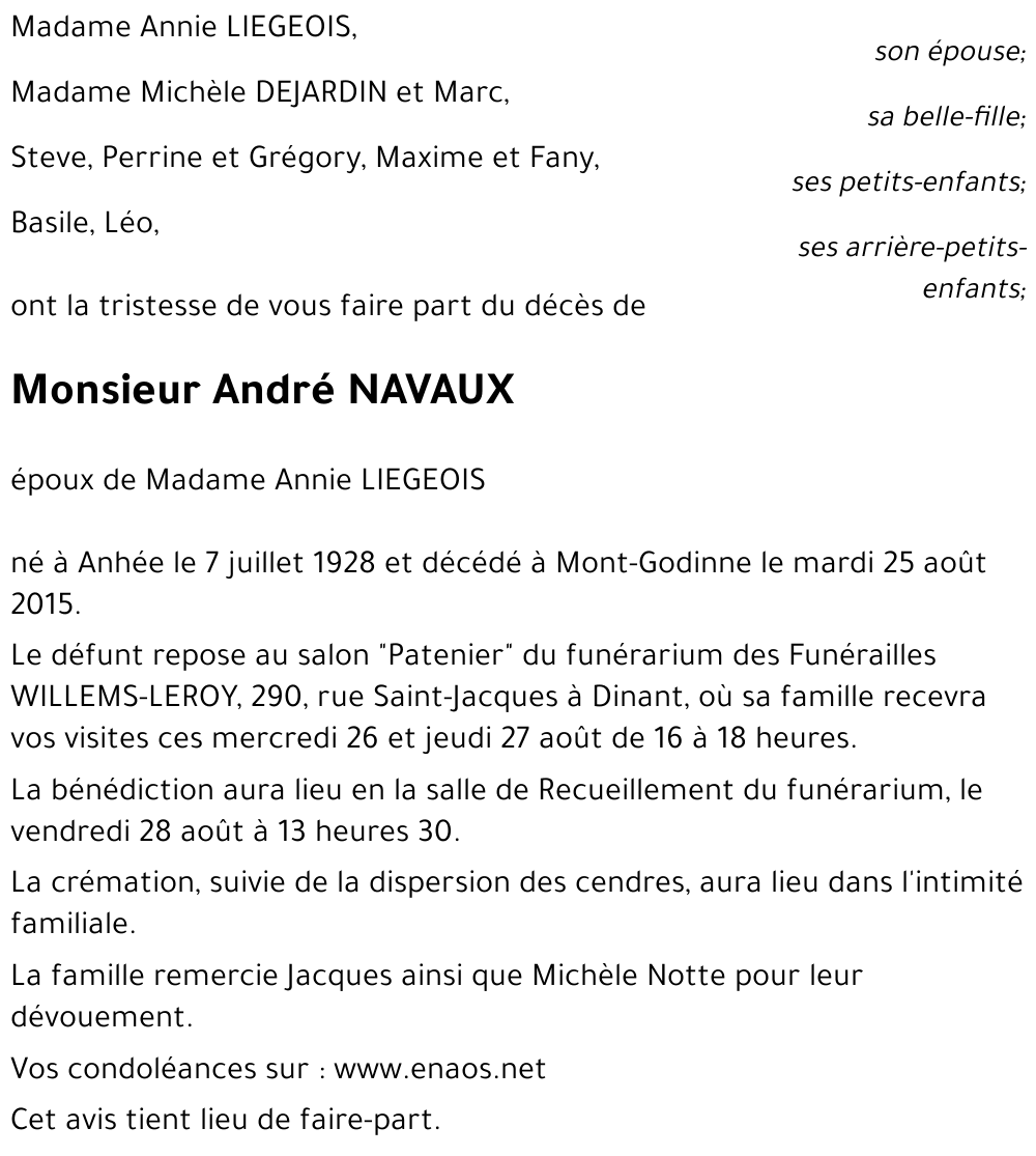 André NAVAUX