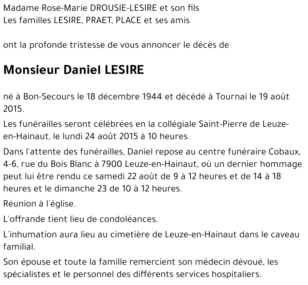 Daniel Lesire