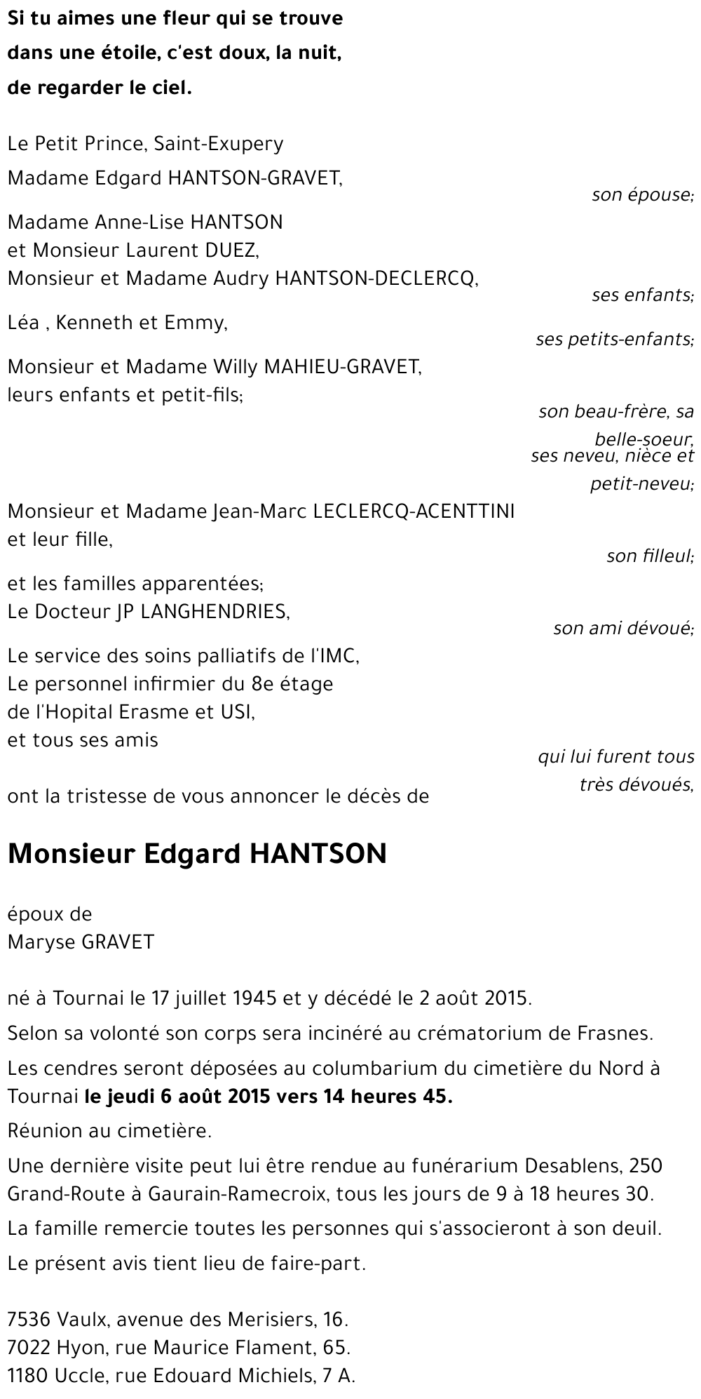 Edgard HANTSON