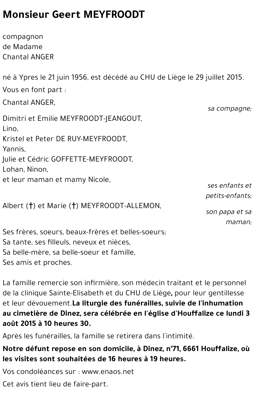Geert MEYFROODT