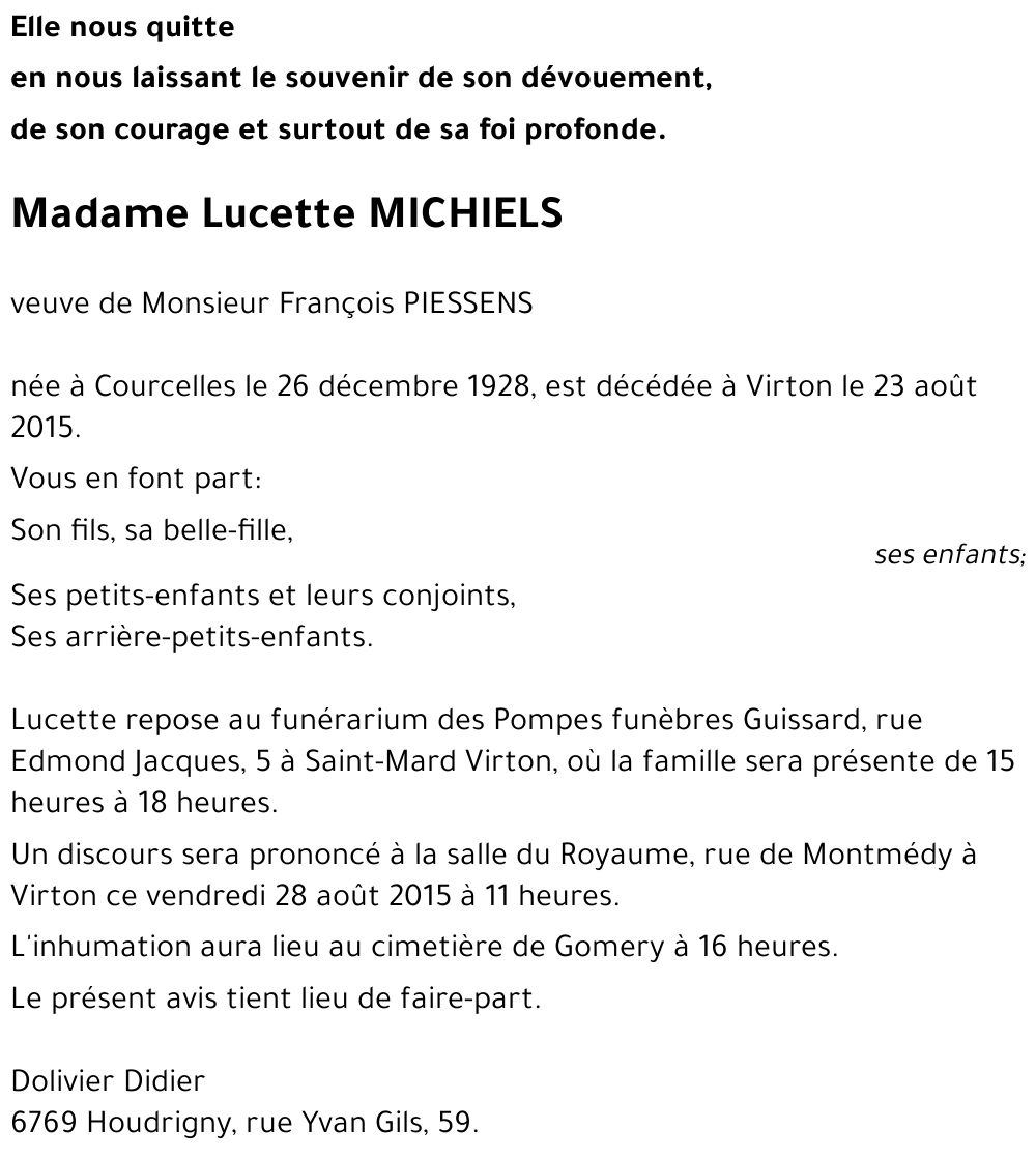 Lucette Michiels