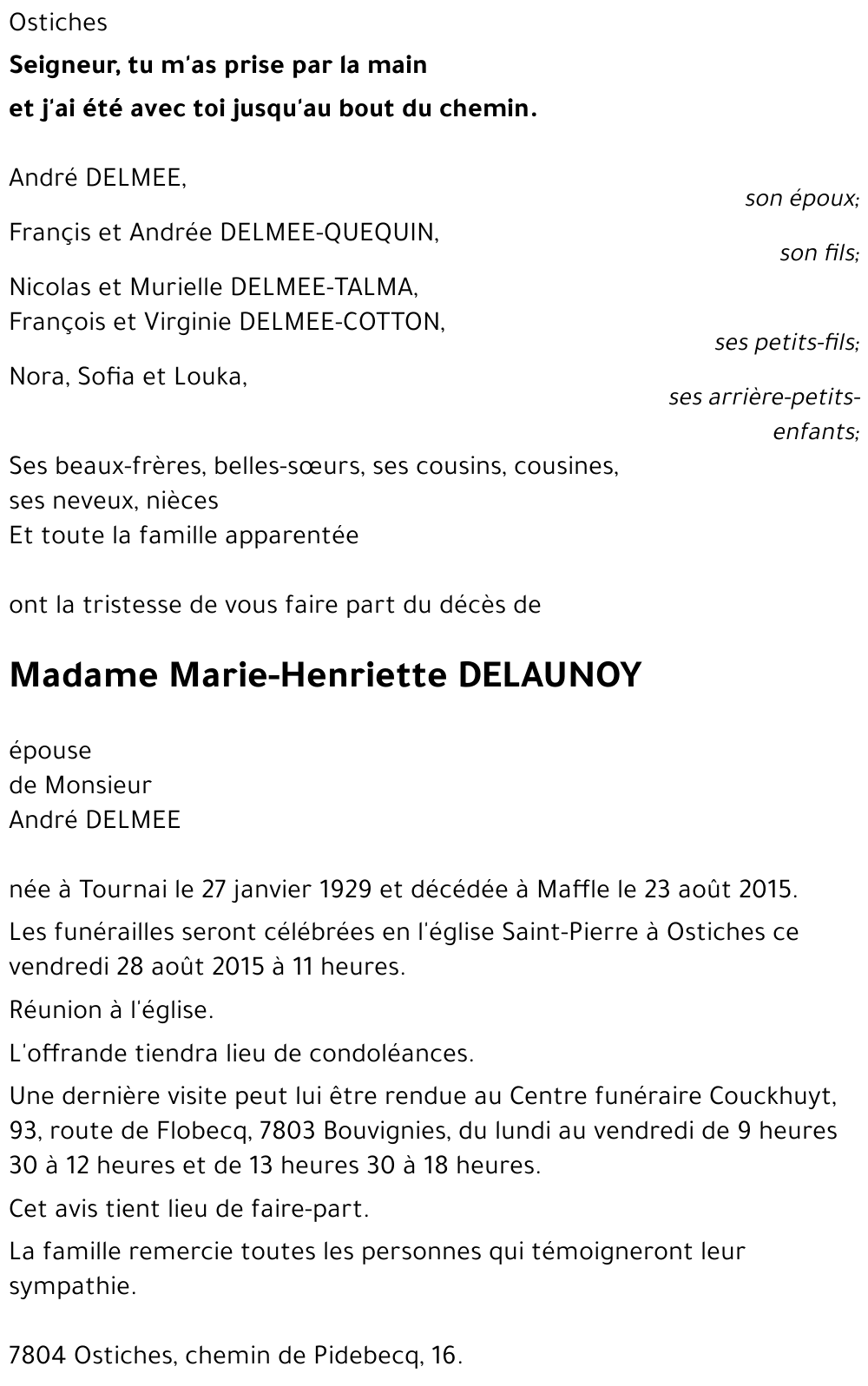 Marie DELAUNOY