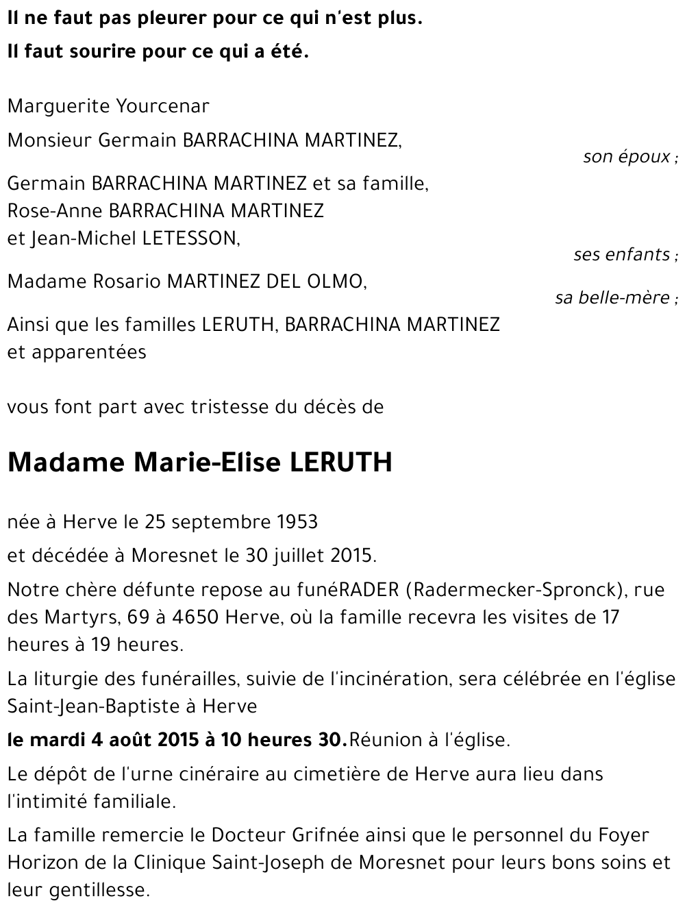 Marie-Elise LERUTH
