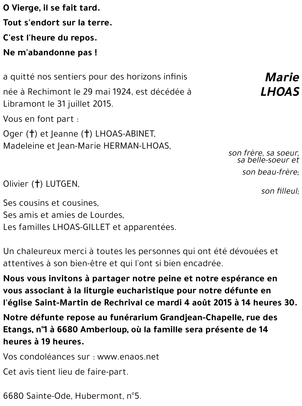 Marie LHOAS