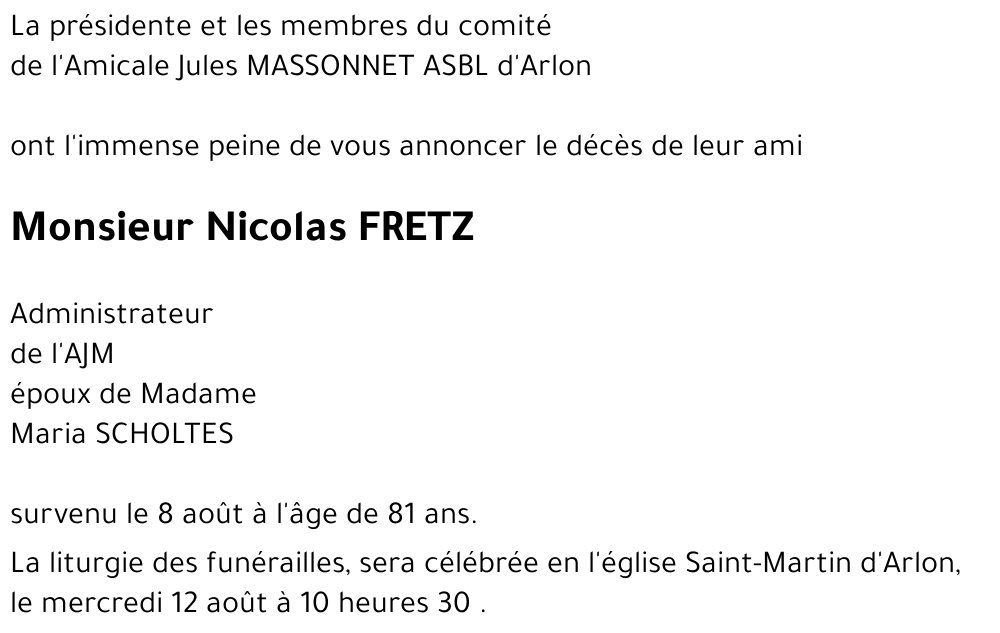 Nicolas FRETZ