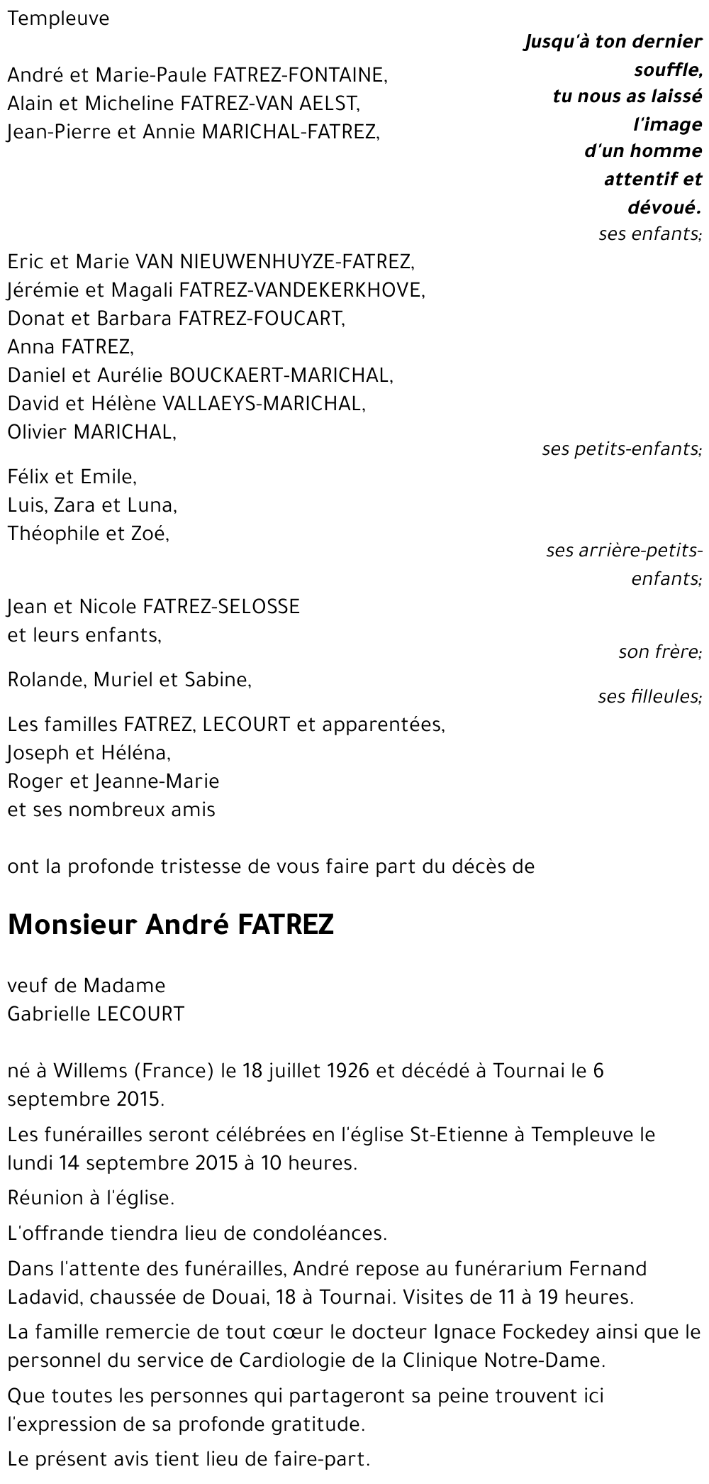 André FATREZ