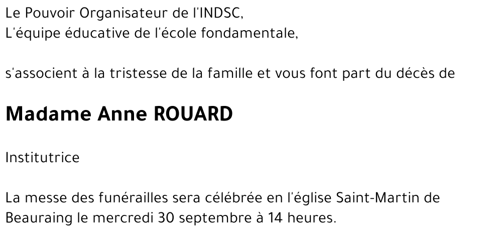 Anne ROUARD