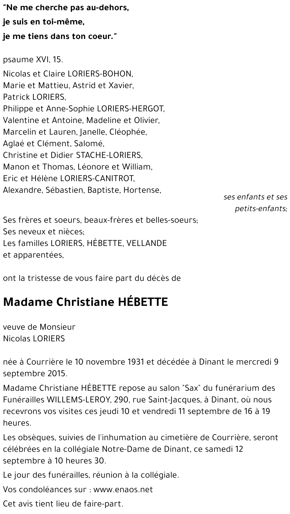 Christiane HÉBETTE