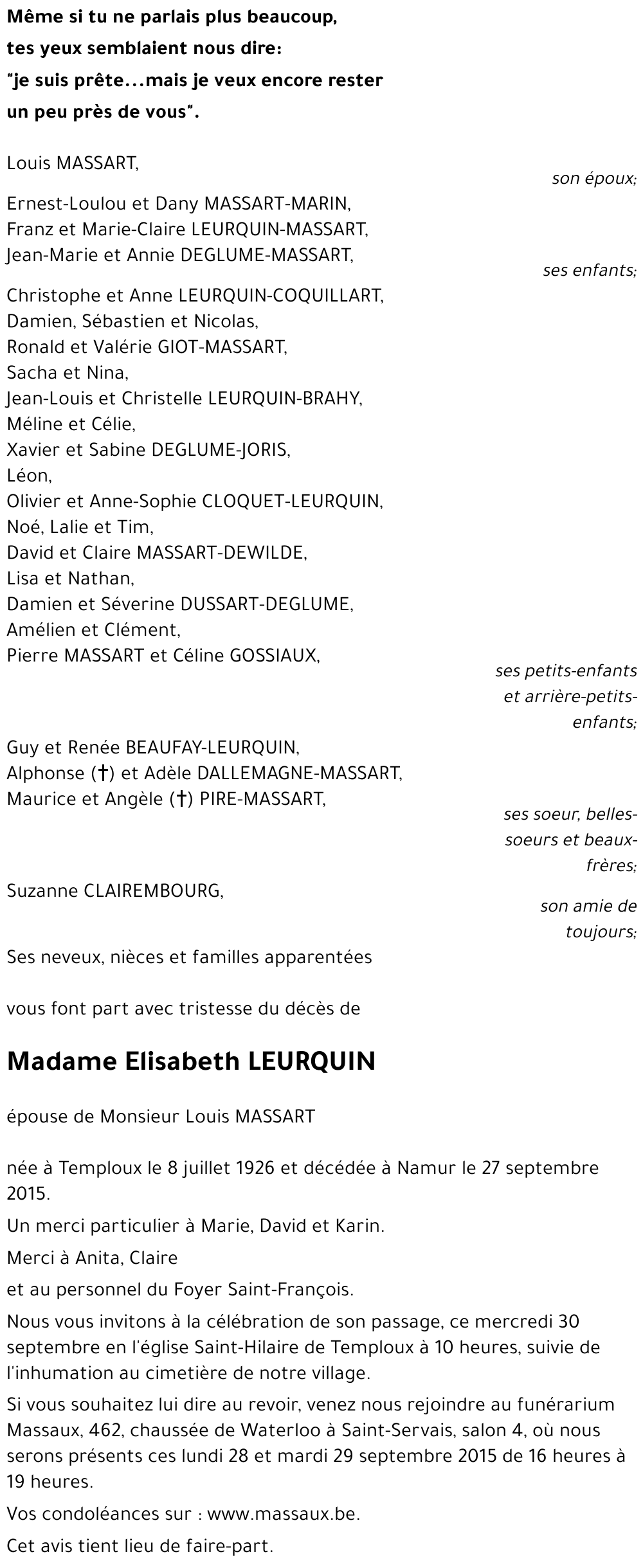Elisabeth LEURQUIN