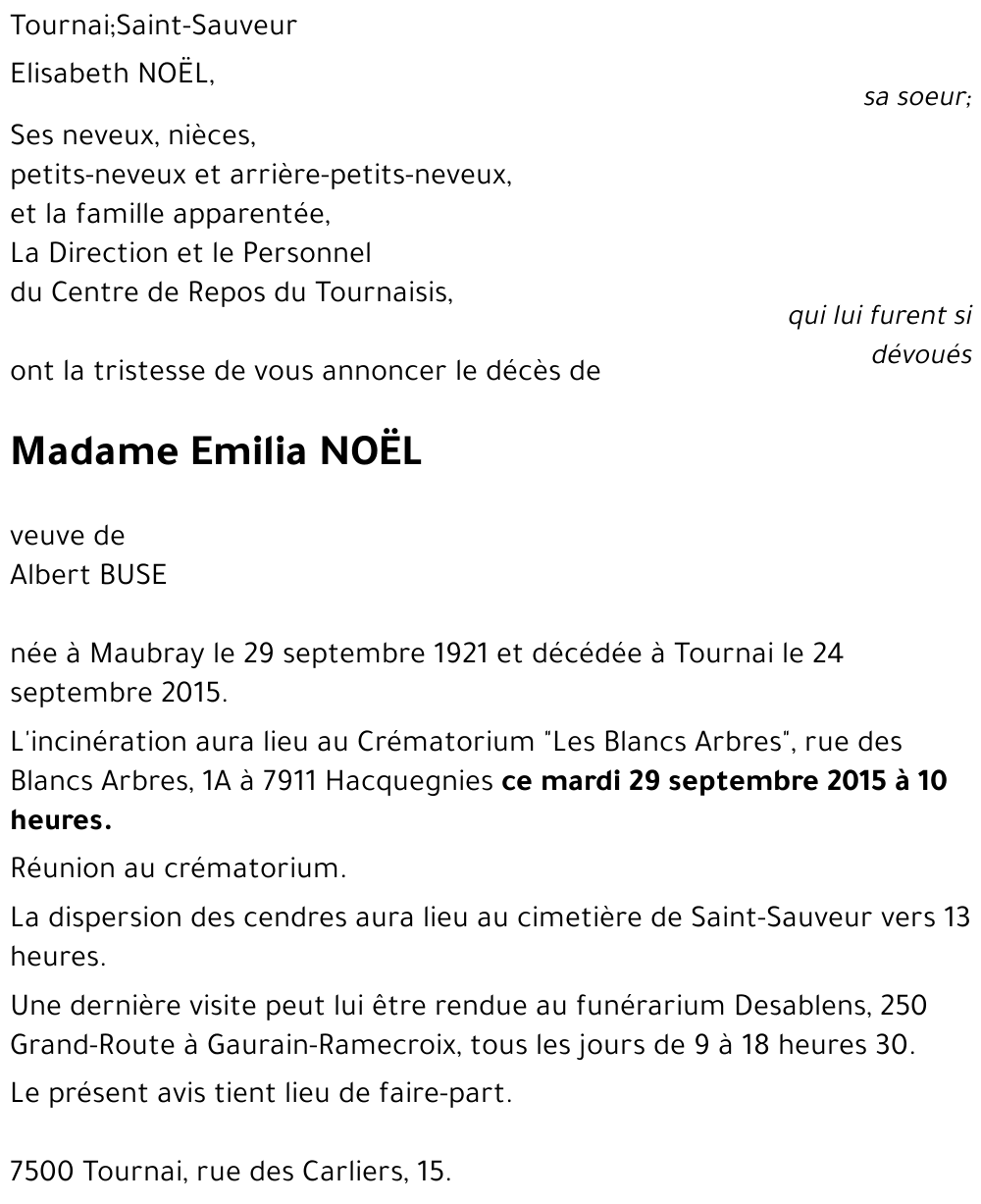 Emilia NOËL